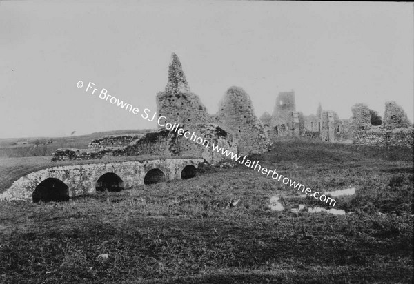 ATHASSEL PRIORY  CAUSEWAY AND BRIDGE TO ENTRANCE FROM NORTH